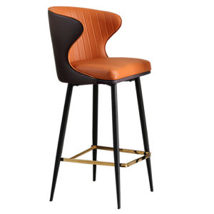 Scandinavian Bar Stool Modern Minimalist Backrest For Home High Chair Accessible Luxury Internet Celebrity Designer Model Dining Bar Chair High Stool