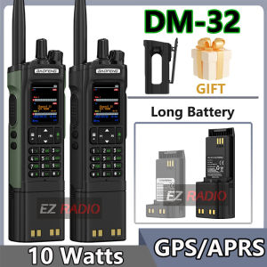 BAOFENG | BAOFENG DM-32 DM32 Extended Battery 10KM DMR Ham Ham Radio GPS Matching Writing Frequency Satellite Positioning USB C Belt Clip