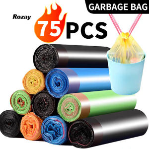 Drawstring Garbage Bags makapal Garbage plastic bag heavy duty Kitchen Toilet Garbage Bags Thickened Sturdy And Durable