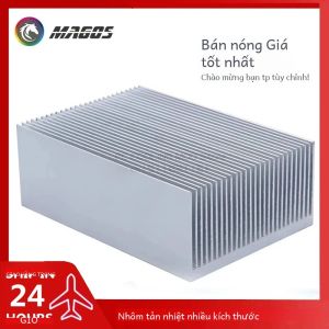 Tản Nhiệt Điện Tử Nhôm Tản Nhiệt Cho Máy Tính Hệ Thống Làm Mát Bằng Nước Răng Dày Đặc Tản Nhiệt 100-300x69x36MM Full Bạc