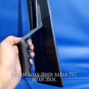 Roskam Acian Semen PVC & Raskam Plastik Hitam 30cm