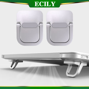 ECILY 2PCS Laptop Stand For Computer Keyboard Holder Mini Portable Legs Laptop Stands For Macbook Huawei Xiaomi Notebook Aluminum Support