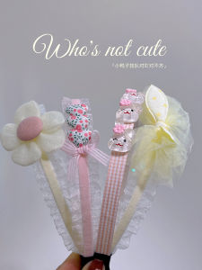 กิ๊บติดผมโบว์ผีเสื้อแฮนด์เมดกันลื่น กิ๊บติดผมสไตล์เจ้าหญิง กิ๊บติดผมรัดผมแบบยูนิเซ็กซ์ ชุดกิ๊บติดผม