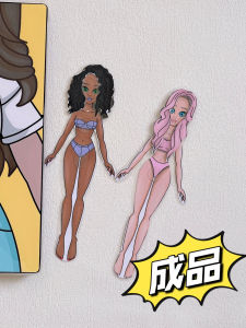 Đồ Chơi Búp Bê Giấy Giáo Dục Sớm Katemade Dụng Cụ Thay Quần Áo Tủ Quần Áo Đồ Chơi Yên Tĩnh Cho Trẻ Em Từ 2-10 Tuổi