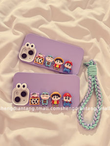 Creative Cartoon Girl Phone Case Soft Silicone  16ProMax Cover Protective Shell Cute Design Unique Style Korean Ins Style