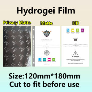 LS | 9/50pcs Universal Hydrogel Screen Protector 120*180mm - Full HD Anti-Spy Matte Film Flexible Soft Protective Film for All Phones