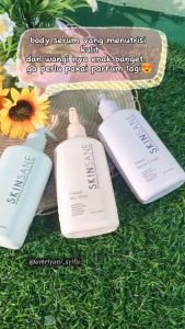 Body serum 250ml SKINSANE lotion menutrisi kulit ringan non SPF wangi banget