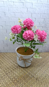 Artificial Chrysant Flower - Bunga Hias Pot Cantik DIY Handmade | Pajangan Estetik Terbatas