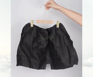 READY STOCK | [50|100 PCS] Wanstyle Disposable Nonwowen Fabric Boxer Short | Thickened Black | + size up to 100kgs | Spa | Sauna | Salon