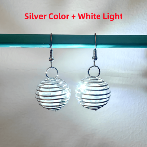 1Pair Colorful Lighting LED Bling Earrings for Women Girls Trendy Dress Up Jewelry Ear Decoration Party Gifts