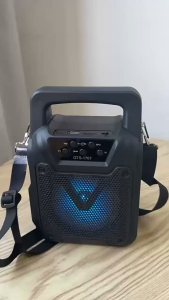 GTS-1767 Wireless Bluetooth Speaker with Built-in Solar Panel and Flashlight Multifunctional Speaker