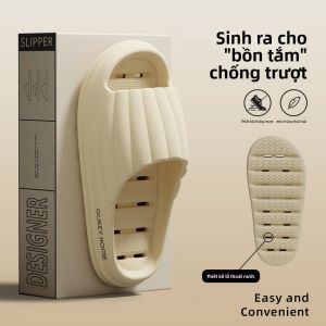 MONLEYTA | Dép đi trong nhà mùa hè chống trượt đế dày thoáng khí nhanh khô EVA Dép đi trong nhà cho cặp đôi