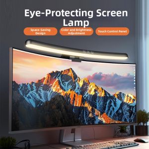 MLZH | Asymmetric Eye-Protective Screen Light For Curved Monitors with RGB Atmosphere Lighting