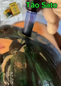 Tảo Sato Nhật Bản Tảo xoắn SATO cấy nano trắng da phi kim chính hãng dạng bột siêu tiết kiệm