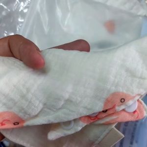 Set 5 Khăn tam giác xô cúc bấm (2 cúc bấm) cho bé bebes