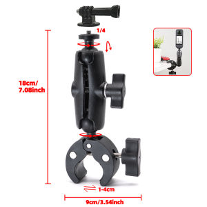 ตัวยึดกล้องติดจักรยานกระจกขี่จักรยานสำหรับติดแฮนด์มอเตอร์ไซค์ทำจากโลหะสำหรับกล้อง360กล้อง Gopro SJCAM อุปกรณ์เสริมกล้อง AUSEK