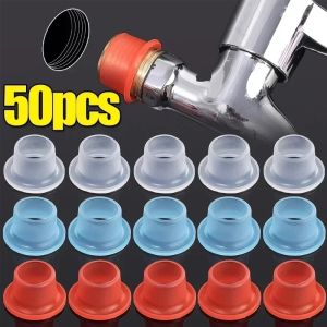 30/50Pcs Faucet Leak-proof Sealing Gasket Pipe Sealing Washer Silicone Raw Tape Triangle Valve Hose Plumbing Fitting Plug