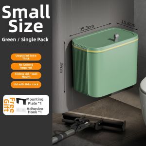 Hanging Kitchen Waste Bin with Lid