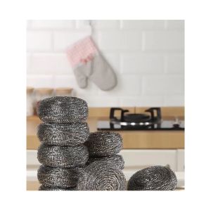 6 Miếng Nhùi Cọ Xoong Nồi Kim Loại Siêu Bền(inox) CINDY