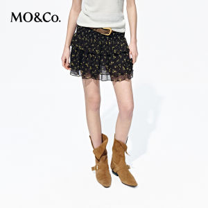 MO&Co. | Summer New Floral Elastic Ruffled Hem Two-way Dress