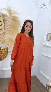 COD - GAMIS KIRANA POLOS RAYON PREMIUM MAXI DRESS 2023