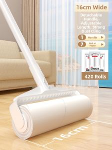 CHUSHE | Dust Extraction Mite Removal Long Handle Roller Brush