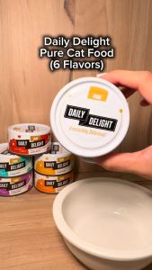 80g Daily Delight Wet Cat Can All Stages Adult Kitten Mousse Pure Jelly Wet Can Food Pet Essentials