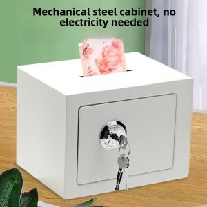 New 2025 Stainless Steel Money Box for Boys And Girls Large Capacity Safety Deposit Box Only in Not out Creative Gift Saving Jar