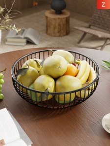 MUGG | Vintage Americana Style Handmade Iron Woven Fruit Basket