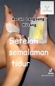 [BISA COD] Koyo Kaki Herbal Detox Kinoki Gold Ampuh Buang Racun Toksin untuk Kesehatan (1 Box Isi 10 PCS)