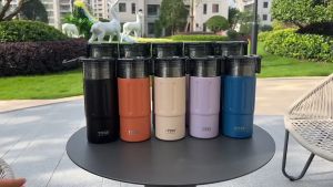 TYESO ขวดเก็บความเย็น-ร้อน กระบอกน้ำ แก้วน้ำ ขวดน้ำ สแตนเลส304 ฝากปิดสองชั้น ขนาด 480 ml / 600 ml ราคาที่สองของ TYESO