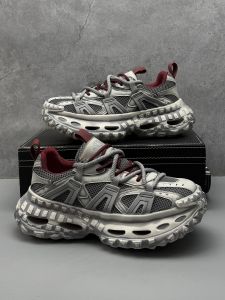 Mens Dad Shoes 2025 Autumn New Style Heightening Worn Color Low Top Casual Shoes Breathable Mesh Lining Versatile Seasonal Rubber Sole