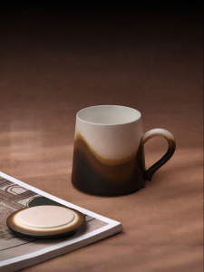 Spiral | High-End Design Water Mug Ceramic Tea Coffee Cups with Lid