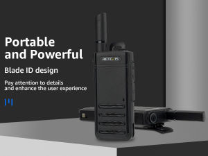 Retevis RB639 Two Way Radio PMR446 Rechargeable USB-C Emergency Alarm VOX Handheld Walkie Talkies with Earpieces for School HotelRetail