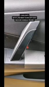 TCS myvi lagi best icon 2011-2017 FORGED CARBON indoor handle frame cover accessories