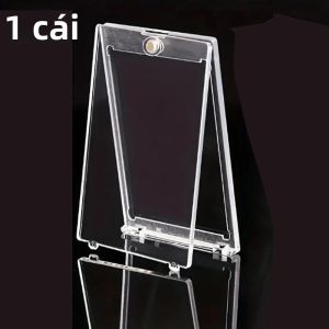 1-10 Chiếc Trong Suốt Từ Tính Đựng Thẻ Cho Chơi Game Thể Thao Kpop Idol Hình Ảnh Giao Dịch Thẻ Màn Hình Hiển Thị Ốp Bảo Vệ