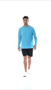 UV Mens Sun Protection Long Sleeve Summer UPF50+ Performance Quick Dry Men T-shirts Breathable Hiking Workout Pullover Tops