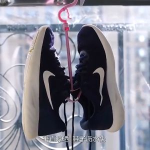 Penyangkut Kasut Plastic Shoes Drying Hanger Double Hooks Hanging Type Shoes Storage Rack