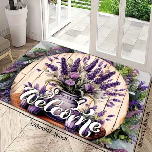 VIKAMA Natural Stone Pattern Welcome Floor Mat - Durable and Slip-resistant Entrance Floor Mat - Home Decoration