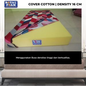 Kasur Busa ROYAL FOAM D16 Tebal 20CM Garansi 10 Tahun Cover Katun Semua Ukuran | 200x180 | 200x160 | 200x150 | 200x140 | 200x120 | 200x100 | 200x90 | 200x80 | 190x140 | Anti Kempes | Tahan Kempes | Anti Tungau | Anti Bakteri | Anti Bau Apek