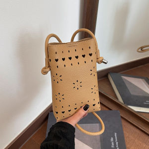 TANGKOU | Lace Design Beach Resort Casual Crossbody Mini Bag