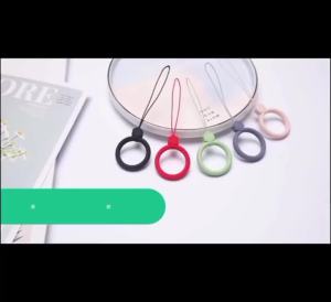 OIMG | Liquid Silicone Soft Phone Lanyard Short Solid Color Fashionable Wristband Wrist Strap Anti Loss For Mobile Phone Camera Cards