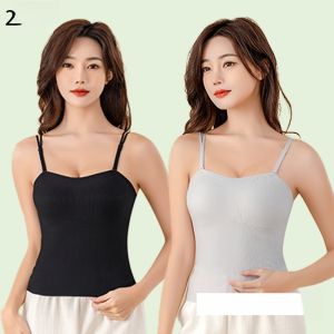 miiow | Cat Woman Strapless Tank Top Womens Outerwear Spring Summer No Bra One-Piece Thin Strapless Inner Wear Slimming Beautiful Back