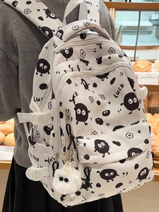 OUDENGPAI | Large Capacity School Bags For Girls Primary And Junior High Students Double Shoulder Bag High Aesthetic Value Ins Style Backpack