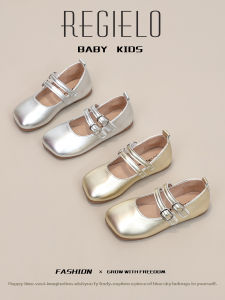 Phong Cách Công Chúa Mềm Giày Đơn Đáy Cho Bé Gái Thoải Mái Thời Trang Giày Đậu Đậu Giày Công Chúa Mùa Xuân Mùa Thu Giày Trẻ Em Mới