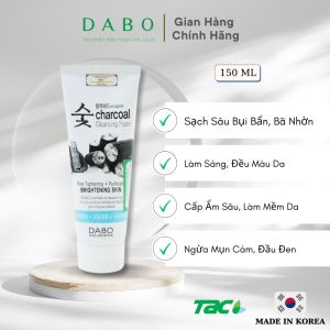 Sữa Rửa Mặt Than Hoạt Tính DABO Charcoal Cleansing Foam 150ml THIÊN ANH COSMETIC