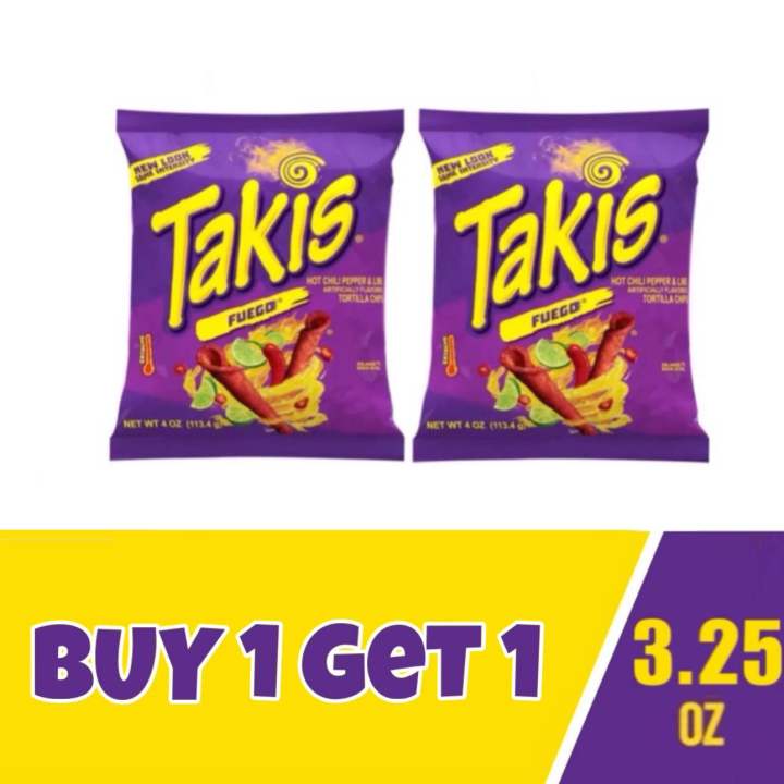 Takis Fuego 3.25oz Chips (BOGO PROMO) Lazada PH