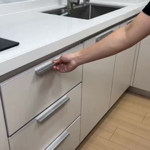 1pc Bamboo Drawer Divider Organizer Drawer Separators 10.2-17.5 Inch Long Adjustable Magnetic Organizer