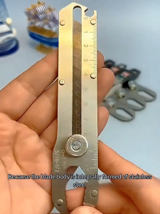 10 in 1 Stainless Steel Utility Knife Multifunction Retractable Box Cutter Art Ruler Bottle Wrap Opener Knife Scraper Cutter