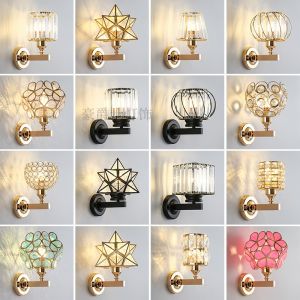 HAOJUESHIDENGSHI | Luxurious Modern Crystal Wall Light